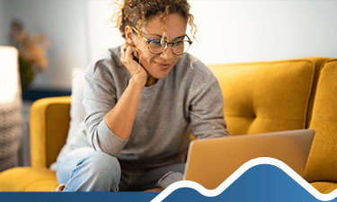 Woman Using Her Computer