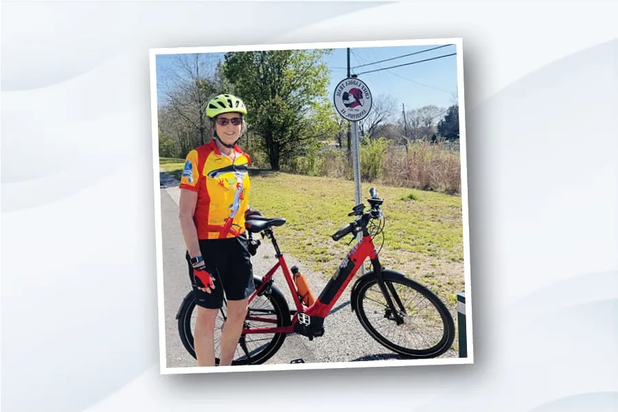 Comeback Story: Brenda on a bike