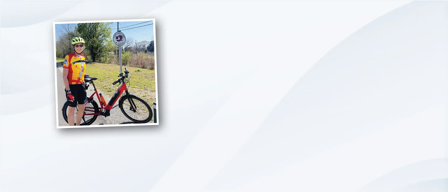 Comeback Story: Brenda on a bike